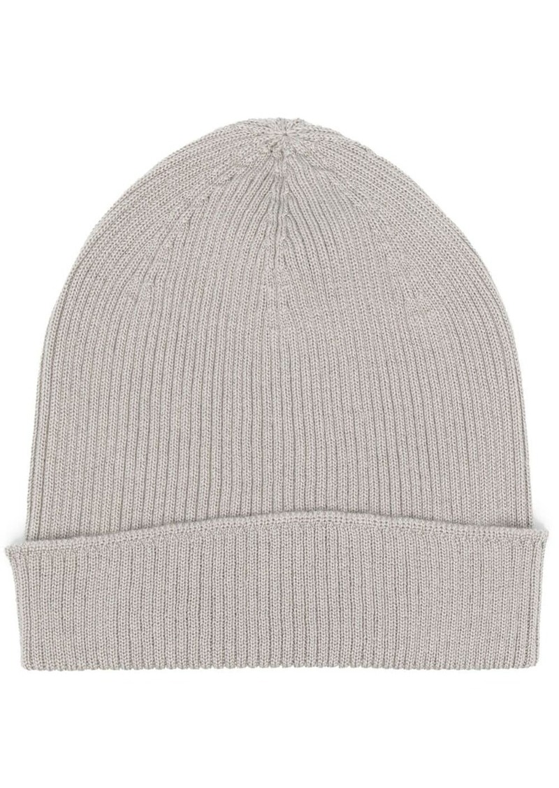 Rick Owens ribbed-knit cashmere beanie