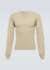 Rick Owens Ribbed-knit cotton sweater