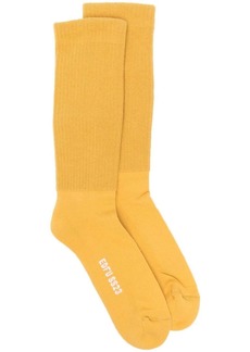 Rick Owens ribbed-knit mid-calf socks