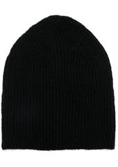 Rick Owens ribbed-knit wool blend beanie