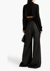 Rick Owens - Asymmetric cashmere cardigan - Black - S