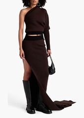 Rick Owens - Ribbed cashmere-blend maxi skirt - Black - XS