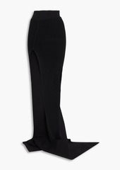 Rick Owens - Ribbed cashmere-blend maxi skirt - Black - XS