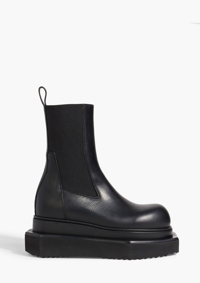 Rick Owens - Beatle Turbo leather Chelsea boots - Black - EU 36