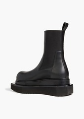 Rick Owens - Beatle Turbo platform leather Chelsea boots - Black - EU 40