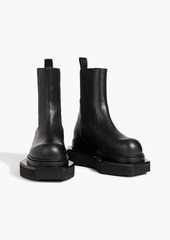 Rick Owens - Beatle Turbo platform leather Chelsea boots - Black - EU 40