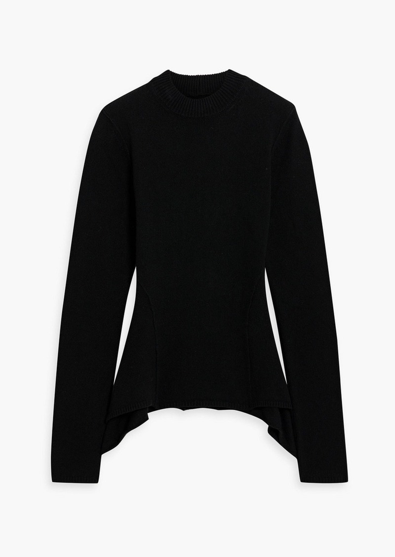 Rick Owens - Cashmere and wool-blend turtleneck sweater - Black - L