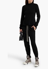 Rick Owens - Cashmere and wool-blend turtleneck sweater - Black - L