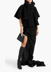 Rick Owens - Cashmere cape - Black - IT 40