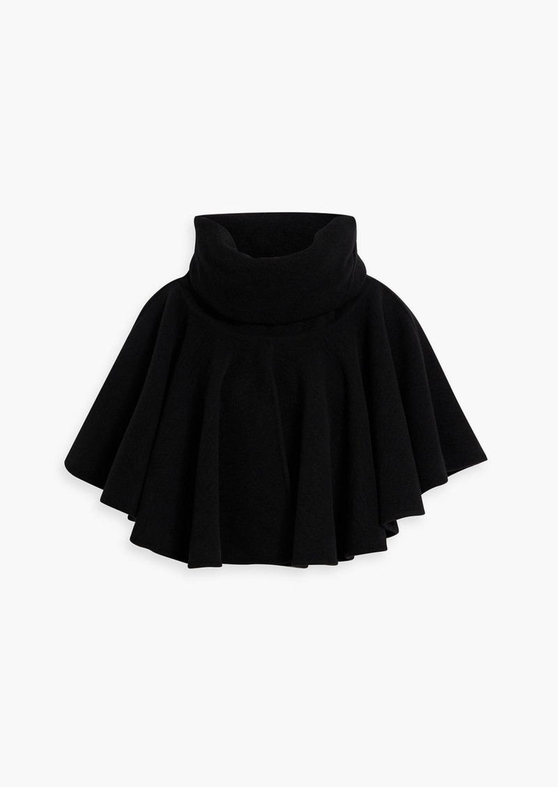 Rick Owens - Cashmere cape - Black - IT 40