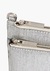 Rick Owens - Club metallic coated-canvas pouch - Metallic - OneSize