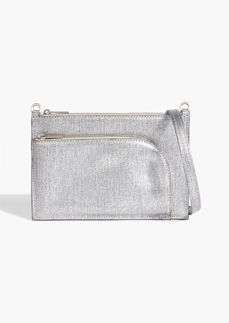 Rick Owens - Club metallic coated-canvas pouch - Metallic - OneSize