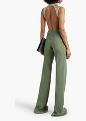 Rick Owens - Cotton-blend crepe straight-leg pants - Green - IT 38