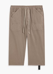 Rick Owens - Cropped cotton-jersey sweatpants - Neutral - XL