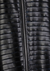 Rick Owens - Sliced coated denim bomber jacket - Black - IT 40