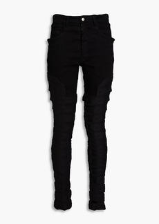 Rick Owens - Cutout high-rise skinny jeans - Black - 29