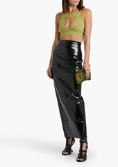 Rick Owens - Sling cutout stretch-knit bra top - Green - S