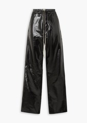 Rick Owens - Dietrich coated cotton-blend pants - Black - XXL