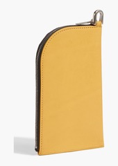 Rick Owens - Embossed leather wallet - Yellow - OneSize