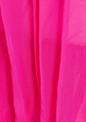 Rick Owens - Gathered silk-chiffon top - Pink - IT 40