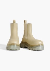 Rick Owens - Leather exaggerated sole Chelsea boots - White - EU 38