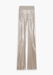 Rick Owens - Lamé wide-leg pants - Metallic - IT 38