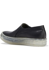 Rick Owens - No Cap leather slip-on sneakers - Black - EU 37