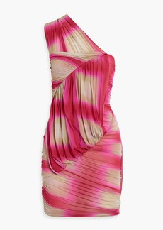 Rick Owens - One-shoulder draped cupro-blend mini dress - Pink - IT 40