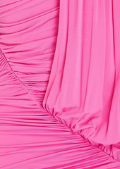 Rick Owens - One-shoulder draped cupro-blend jersey top - Pink - IT 40