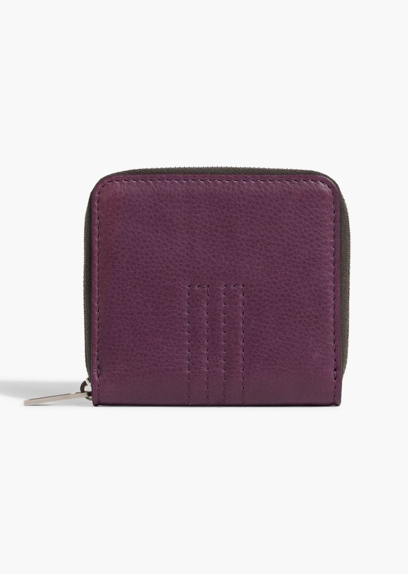 Rick Owens - Pebbled-leather wallet - Purple - OneSize