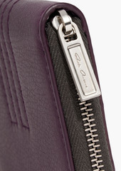 Rick Owens - Pebbled-leather wallet - Purple - OneSize