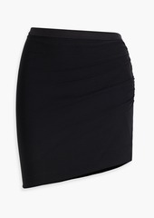 Rick Owens - Jade ruched stretch-jersey mini skirt - Black - IT 38