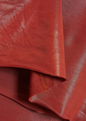 Rick Owens - Sivaan one-shoulder metallic stretch-jersey maxi dress - Red - IT 42