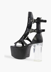 Rick Owens - Spartan leather platform sandals - Black - EU 37