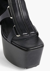 Rick Owens - Spartan leather platform sandals - Black - EU 37