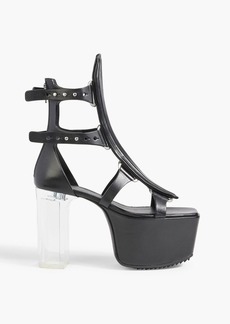 Rick Owens - Spartan leather platform sandals - Black - EU 37