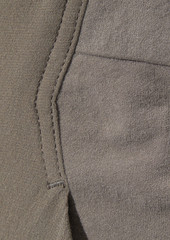 Rick Owens - Swing cropped jersey-paneled silk-crepe harem pants - Neutral - IT 40