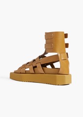 Rick Owens - Turbo Cyclops Spartan leather platform sandals - Yellow - EU 37