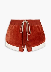 Rick Owens - Velvet shorts - Orange - IT 40