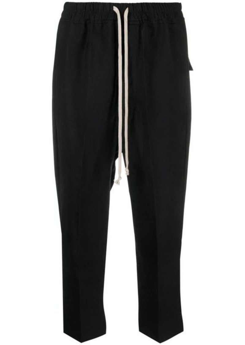 RICK OWENS Astaire cropped drawstring trousers