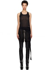 Rick Owens Black Banana Skeletank Tank Top