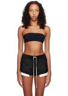 Rick Owens Black Bandeau Bikini Top