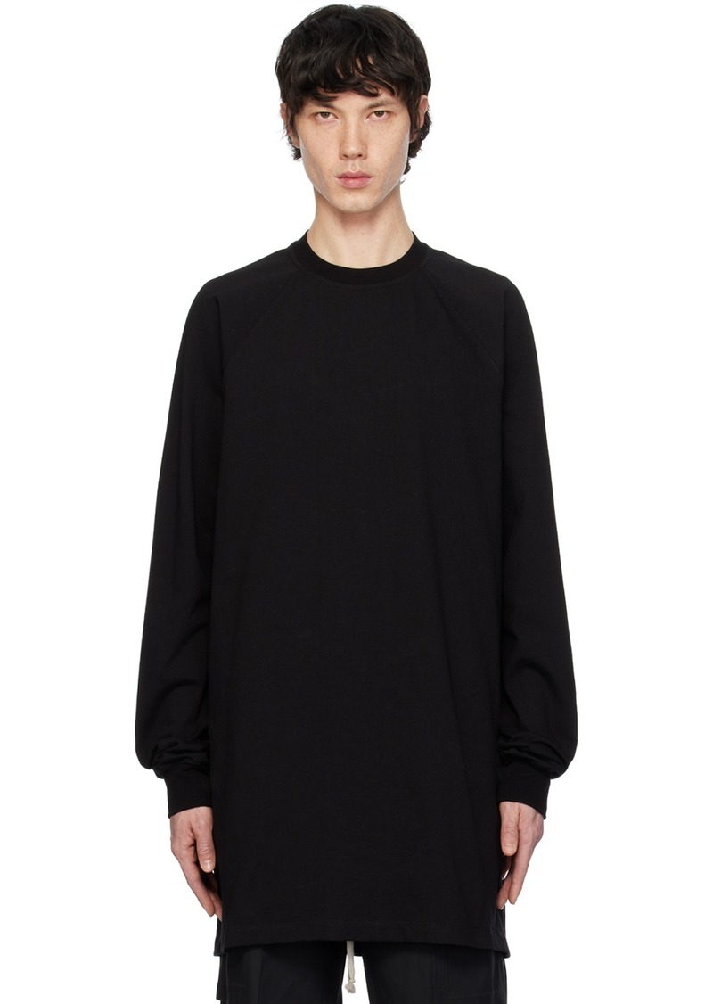 Rick Owens Black Baseball T Sweatshirt