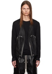 Rick Owens Black Bauhaus Leather Vest