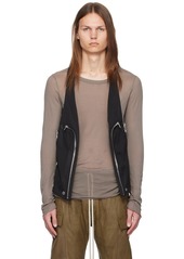 Rick Owens Black Bauhaus Vest