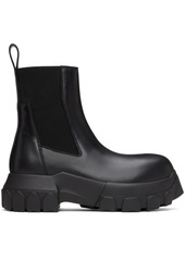 Rick Owens Black Beatle Bozo Tractor Boots