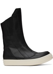 Rick Owens Black Biker Sneakers