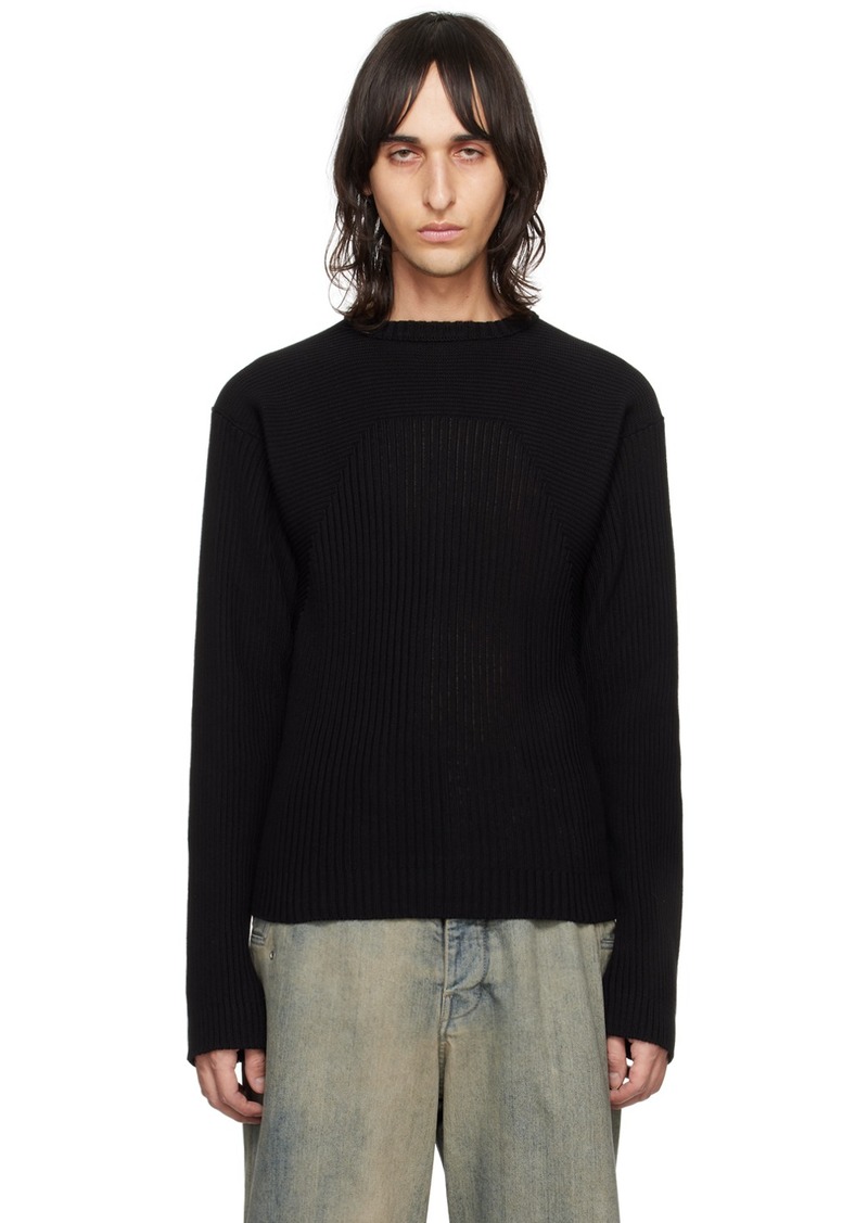 Rick Owens Black Biker Sweater