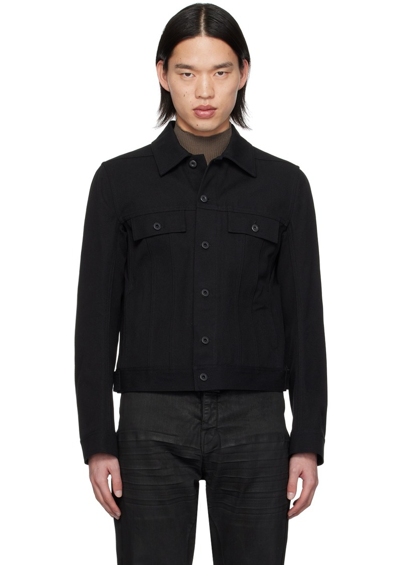 Rick Owens Black Button Jacket