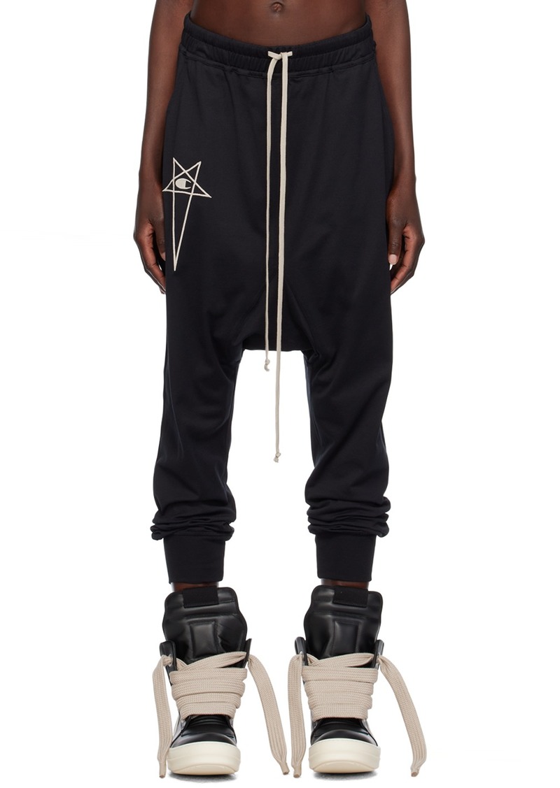 Rick Owens Black Champion Edition Lounge Pants